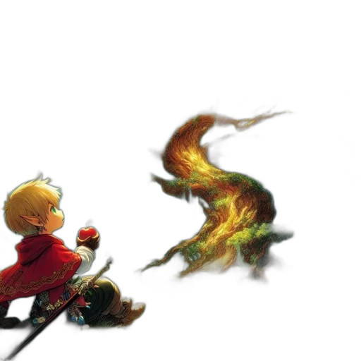 dragon, creature, concept art, fantasy art, pixel art, watercolor, fire, snow transparent PNG cut-out