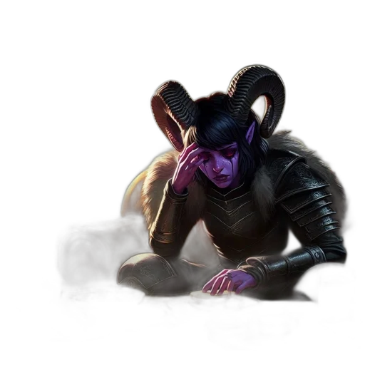 creature, dragon, mask, staff transparent PNG cut-out