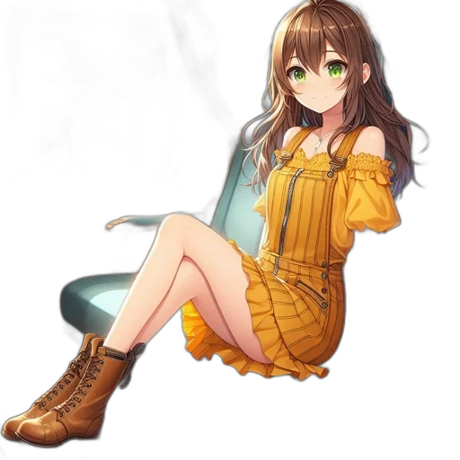 dress, staff, furniture, shoes, anime, pixel art, fantasy art, concept art transparent PNG cut-out