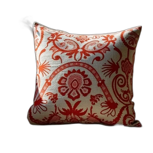 furniture, photorealistic, 3d render, red, anouka, ikba, throw, pillow transparent PNG cut-out