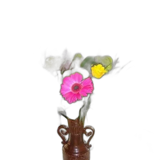 flower, staff, crown, hat, 3d render, photorealistic, oil painting, vibrant transparent PNG cut-out