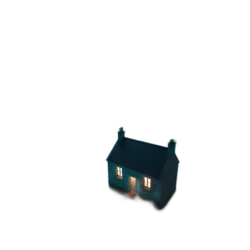 building, furniture, animal, umbrella, 3d render, concept art, pixel art, photorealistic transparent PNG cut-out