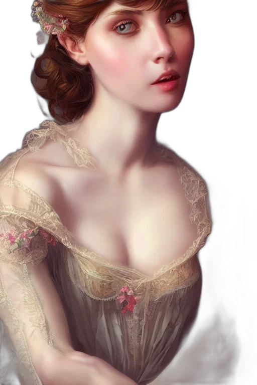 dress, crown, face, jewelry transparent PNG cut-out