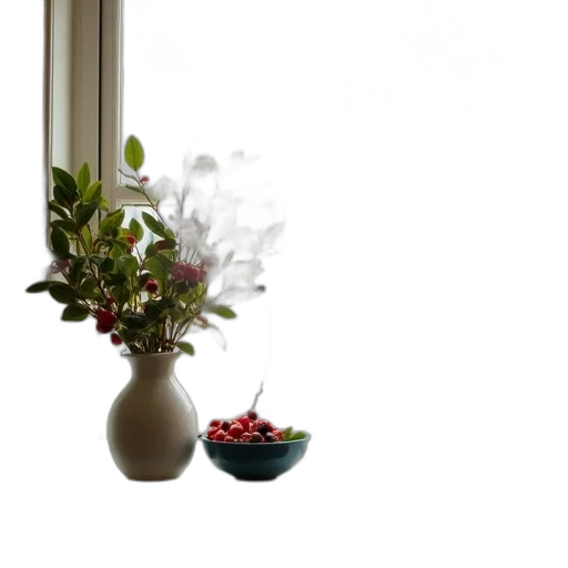 flower, staff, furniture, bottle, 3d render, photorealistic, fog, snow transparent PNG cut-out