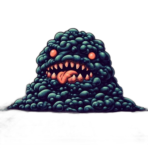 creature, face, mask, robot, pixel art, concept art, 3d render, comic book art transparent PNG cut-out