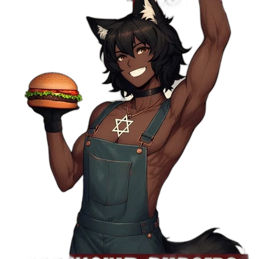 food, staff, animal, creature, anime, pixel art, concept art, fantasy art transparent PNG cut-out