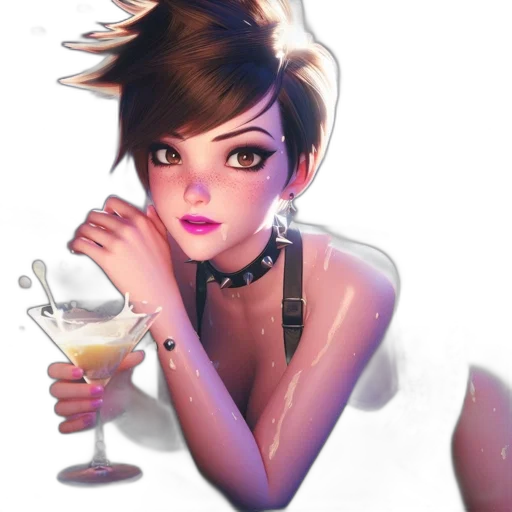 dress, jewelry, staff, concept art, fantasy art, cartoon, photorealistic, neon lights transparent PNG cut-out