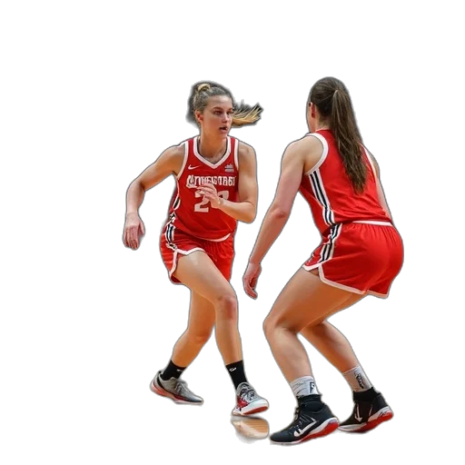 women, basketball, team, had transparent PNG cut-out
