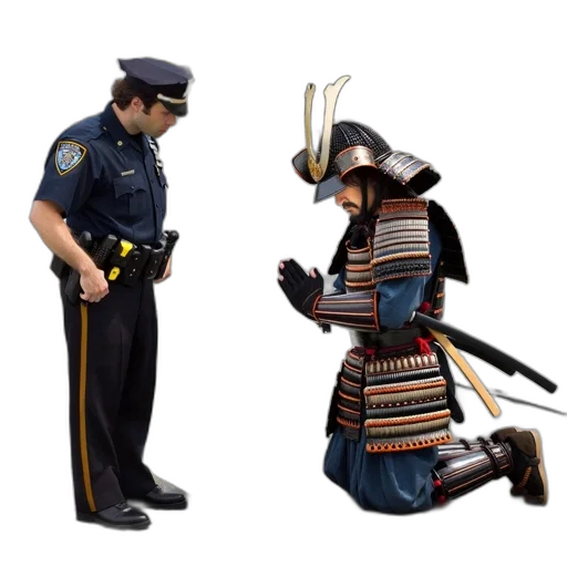 weapon, mask, staff, hat, concept art, 3d render, city street, highway transparent PNG cut-out