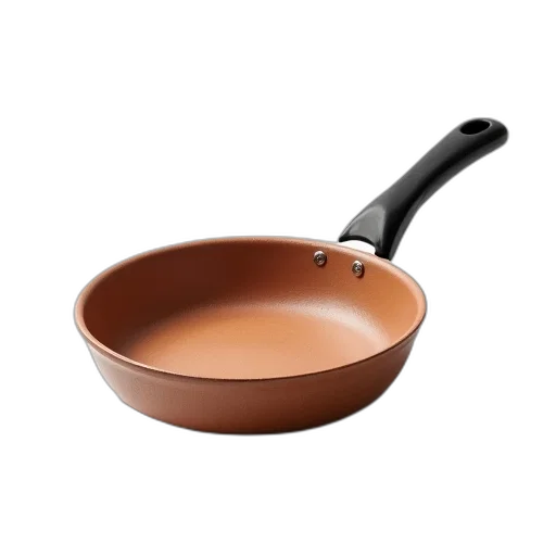 food, weapon, staff, jewelry, 3d render, brown, ceramic, skillet transparent PNG cut-out