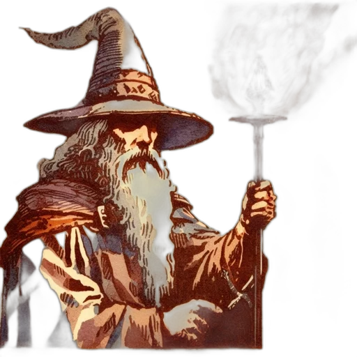 staff, hat, fantasy art, concept art, pixel art, photorealistic, artistic, portrayal transparent PNG cut-out