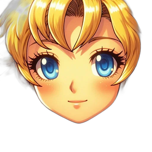 face, crown, mask, anime, pixel art, 3d render, cartoon, image transparent PNG cut-out