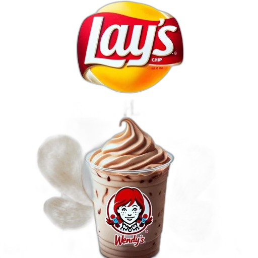 food, crown, photorealistic, 3d render, lay, chips, frosty, flavored transparent PNG cut-out