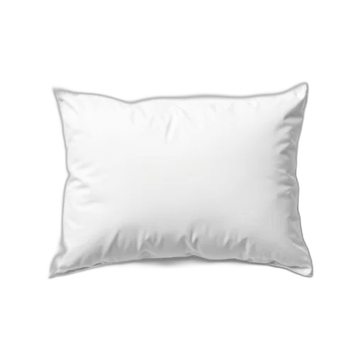 furniture, photorealistic, 3d render, white, pillow, smooth, surface, slight transparent PNG cut-out