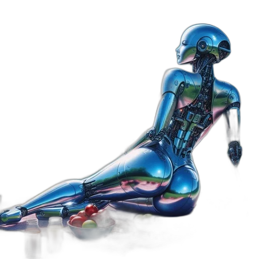 robot, car, concept art, cyberpunk, 3d render, comic book art, outer space, neon lights transparent PNG cut-out