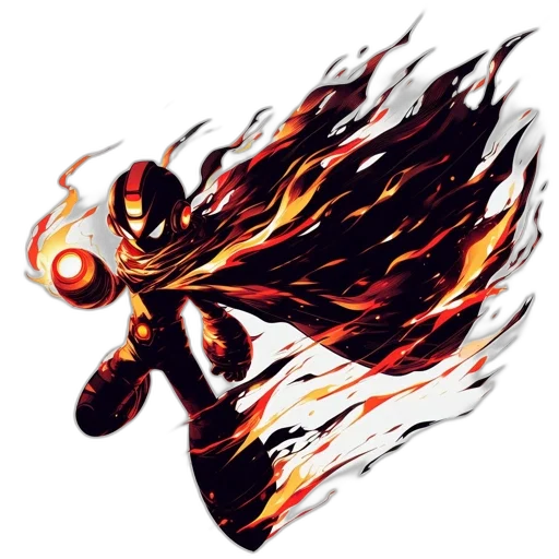 staff, weapon, mask, dragon, comic book art, concept art, fantasy art, pixel art transparent PNG cut-out