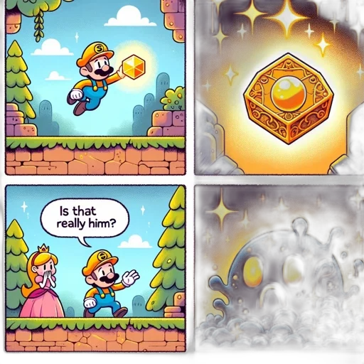 weapon, sword, pixel art, concept art, fire, mario, discovers, mysterious transparent PNG cut-out