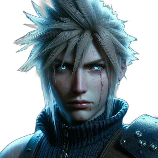 face, dragon, jacket, staff, concept art, photorealistic, fantasy art, 3d render transparent PNG cut-out