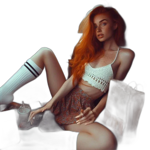 dress, shoes, photorealistic, fantasy art, concept art, pixel art, neon lights, fire transparent PNG cut-out