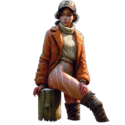 jacket, staff, hat, weapon, concept art, photorealistic, fantasy art, pixel art transparent PNG cut-out