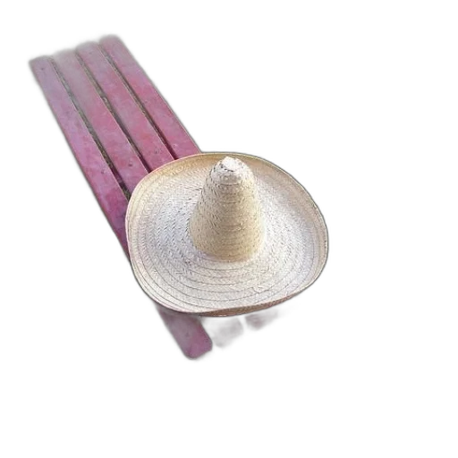 hat, jewelry, crown, hair, 3d render, straw, sombrero, sits transparent PNG cut-out