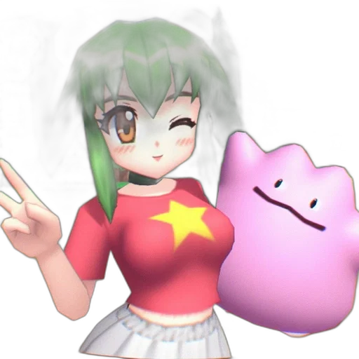 staff, robot, weapon, creature, 3d render, pixel art, vaporwave, anime transparent PNG cut-out
