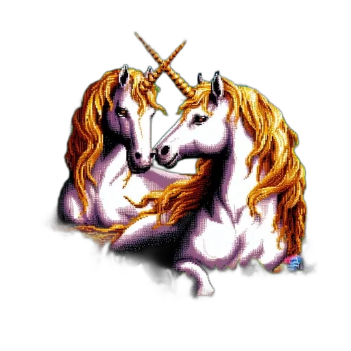 dragon, staff, animal, creature, pixel art, fantasy art, concept art, vaporwave transparent PNG cut-out