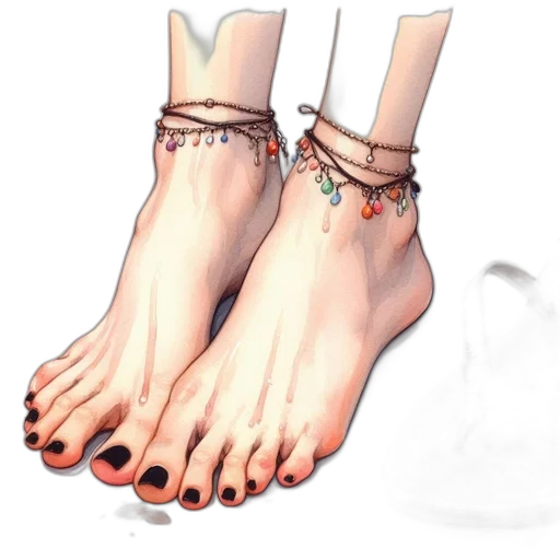 jewelry, shoes, photorealistic, concept art, 3d render, watercolor, monochrome, pastel transparent PNG cut-out