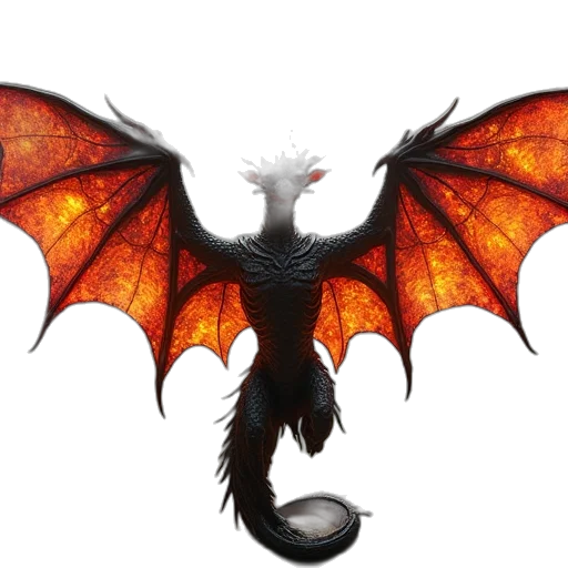 dragon, creature, staff, animal, fantasy art, concept art, 3d render, pixel art transparent PNG cut-out