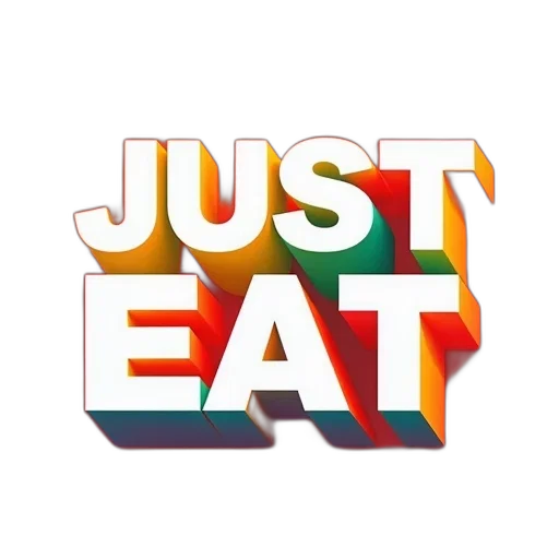 food, jacket, vaporwave, 3d render, pixel art, colorful, banner, word transparent PNG cut-out