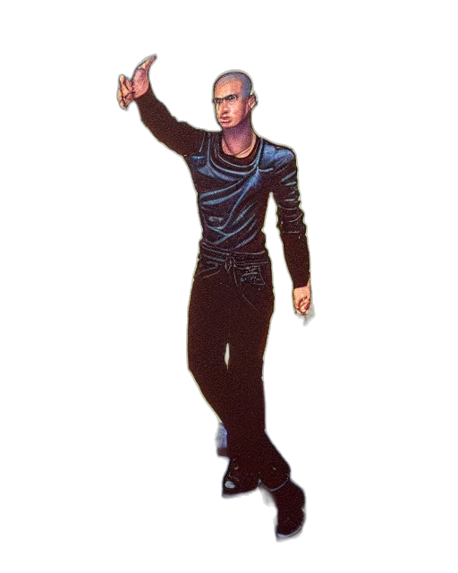 cartoon, comic book art, concept art, vaporwave transparent PNG cut-out