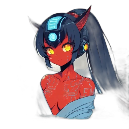 mask, robot, creature, face, concept art, fantasy art, anime, comic book art transparent PNG cut-out