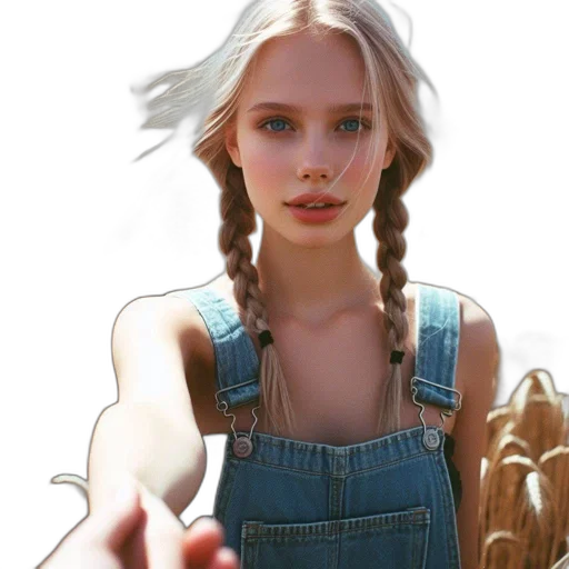 hair, dress, face, jewelry, concept art, fantasy art, photorealistic, 3d render transparent PNG cut-out