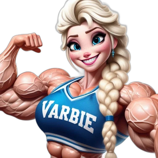 cartoon, 3d render, comic book art, photorealistic, animated, character, long, blonde transparent PNG cut-out