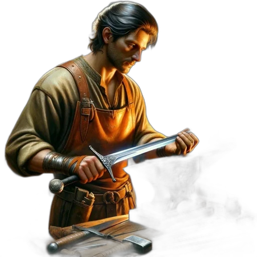 staff, sword, weapon, fantasy art, concept art, photorealistic, 3d render, fire transparent PNG cut-out