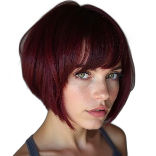 hair, face, hat, staff transparent PNG cut-out