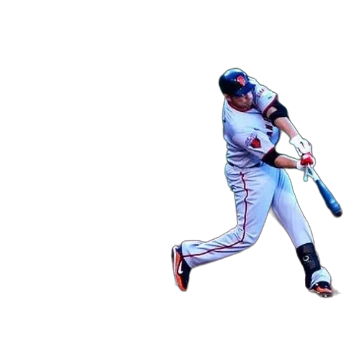 weapon, 3d render, pixel art, concept art, baseball, player, swings, ball transparent PNG cut-out
