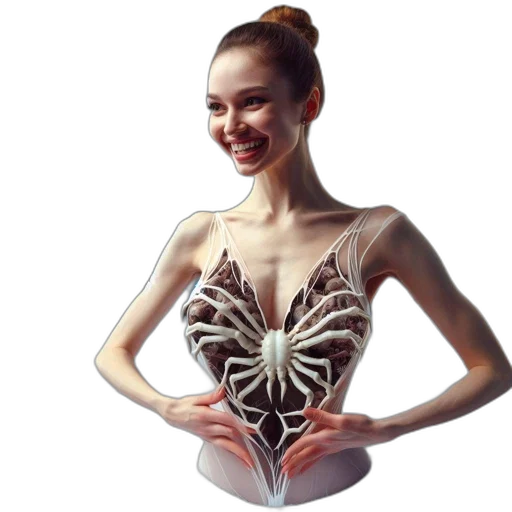 dress, jewelry, crown, flower, photorealistic, 3d render, concept art, oil painting transparent PNG cut-out