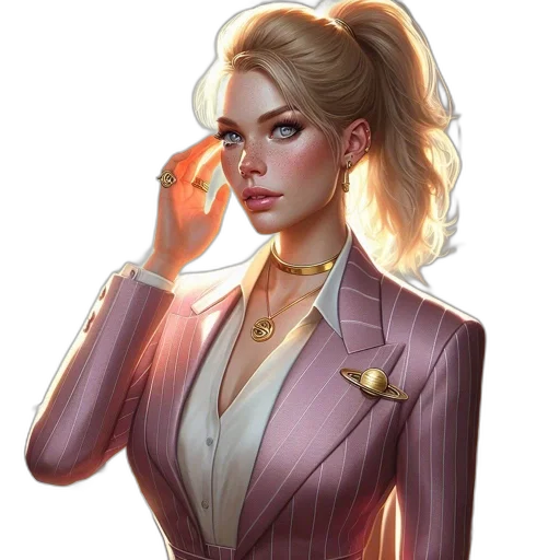 jacket, dress, staff, face, concept art, fantasy art, comic book art, photorealistic transparent PNG cut-out