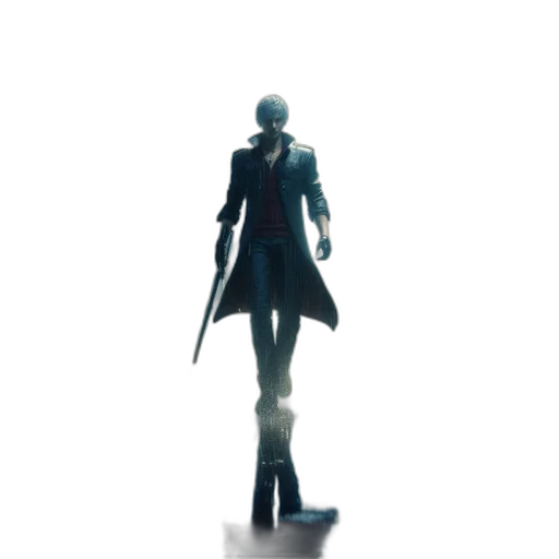 staff, robot, sword, weapon, concept art, 3d render, pixel art, fantasy art transparent PNG cut-out