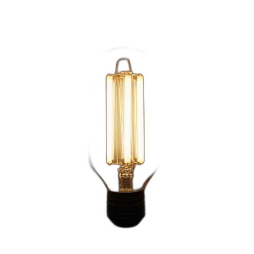3d render, fluorescent, light, bulb transparent PNG cut-out