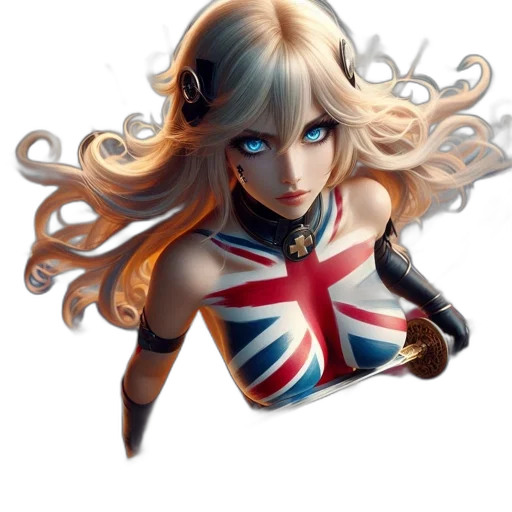 comic book art, concept art, fantasy art, cartoon, female, animated, character, blonde transparent PNG cut-out