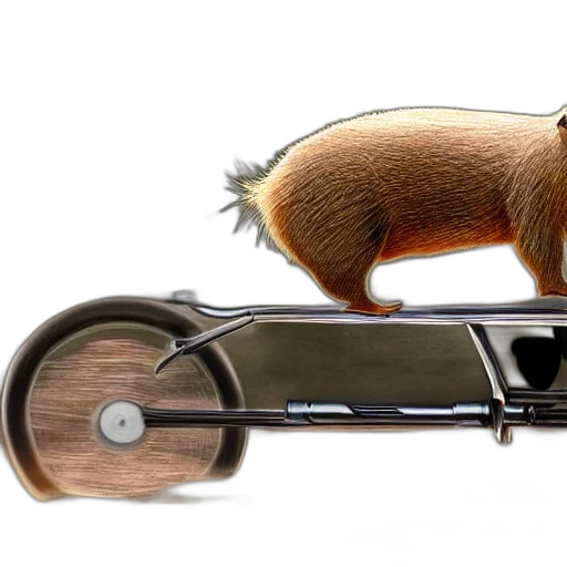 animal, car, concept art, photorealistic transparent PNG cut-out