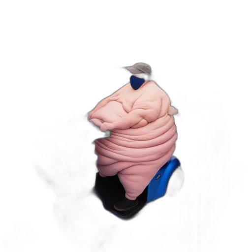 hat, jacket, creature, mask, concept art, 3d render, photorealistic, watercolor transparent PNG cut-out