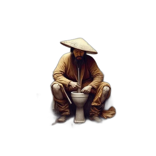 hat, food, staff, weapon, oil painting, photorealistic, concept art, watercolor transparent PNG cut-out