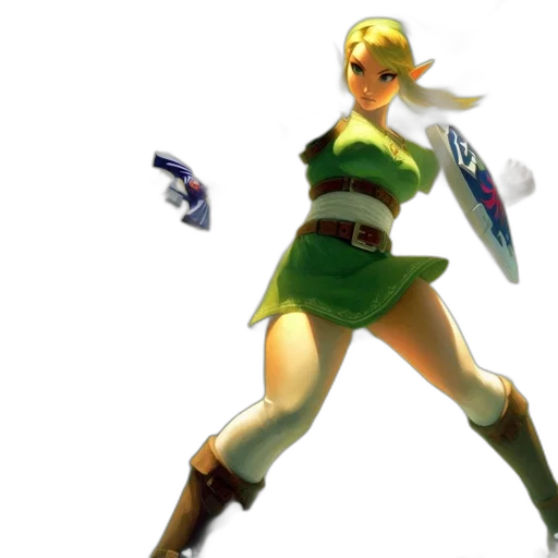 weapon, staff, sword, concept art, 3d render, fantasy art, green, woman transparent PNG cut-out