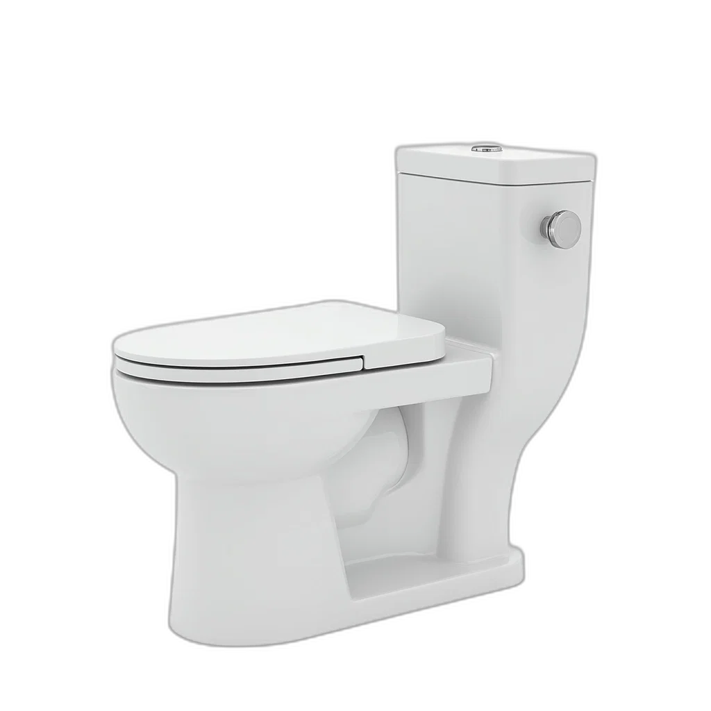 furniture, robot, staff, 3d render, photorealistic, white, toilet, smooth transparent PNG cut-out