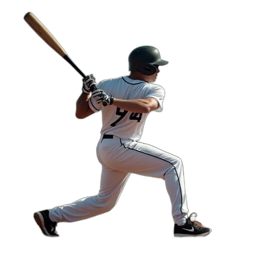 weapon, staff, animal, 3d render, photorealistic, concept art, baseball, player transparent PNG cut-out