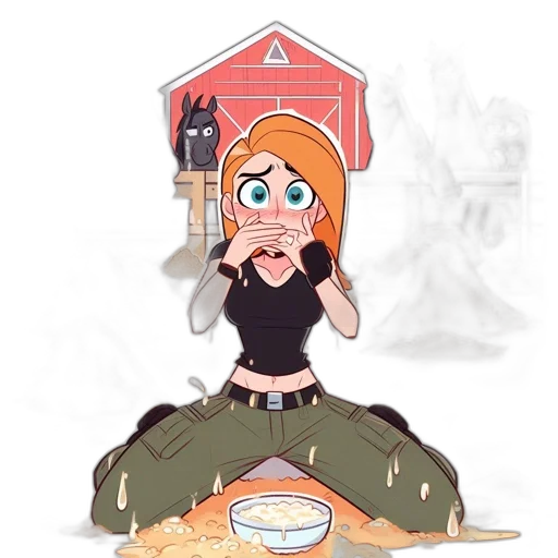 food, staff, creature, concept art, cartoon, anime, comic book art, fire transparent PNG cut-out