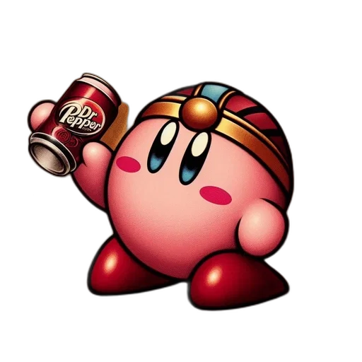 food, bottle, crown, animal, pixel art, concept art, 3d render, vaporwave transparent PNG cut-out